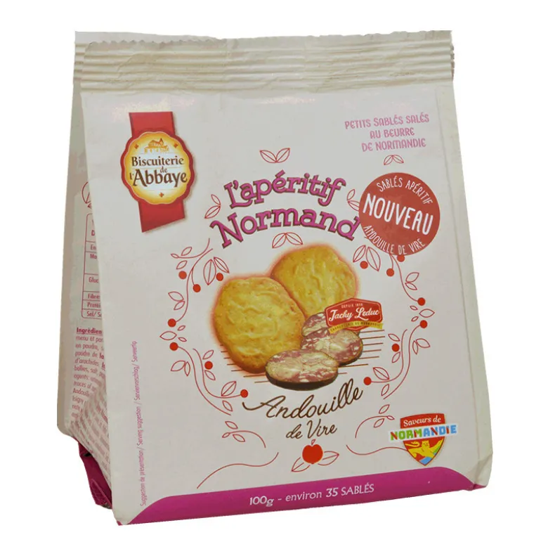 Sachet Biscuits Apéritifs Andouille - BISCUITERIE DE L'ABBAYE