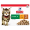 12 sachets repas pour chaton poulet et dinde 48X - HILL'S