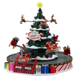 SANTA'S SLEIGH SPINNERS - LEMAX