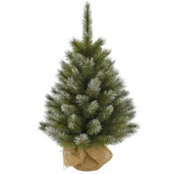 Sapin artificiel "Pittsburgh Tabletop Burlap" - 90 cm - TRIUMPH TREE