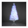 Sapin fibre optique blanc Dinard multicol. 150cm - LUCA LIGHTING