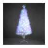 Sapin fibre optique blanc Dinard multicol. 120cm - LUCA LIGHTING