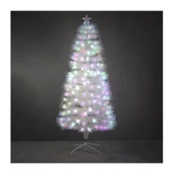 Sapin fibre optique blc Greenville multico.180cm - LUCA LIGHTING