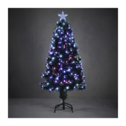 SAPIN FIBRE OPTIQUE VERT ABBEY MULTICOL. 120CM - LUCA LIGHTING