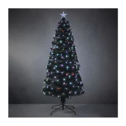 SAPIN FIBRE OPTIQUE VERT ABBEY MULTICOL. 180CM - LUCA LIGHTING