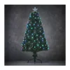 Sapin fibre optique vert Genova multicol. 150cm - LUCA LIGHTING