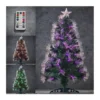 Sapin fibre optique vert Greenville multico.90cm - LUCA LIGHTING