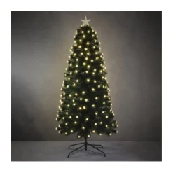 SAPIN FIBRE OPTIQUE VERT MERCURY BLANC 180CM - LUCA LIGHTING