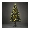 Sapin fibre optique vert Mercury multicol.150cm - LUCA LIGHTING