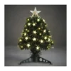 SAPIN FIBRE OPTIQUE VERT MERCURY BLANC 45CM - LUCA LIGHTING