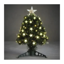 SAPIN FIBRE OPTIQUE VERT MERCURY BLANC 45CM - LUCA LIGHTING