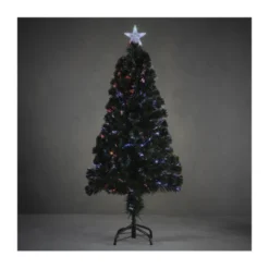 Sapin fibre optique vert Stratton multicol.120cm - LUCA LIGHTING