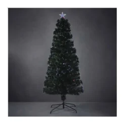 Sapin fibre optique vert Stratton multicol.180cm - LUCA LIGHTING