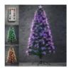 Sapin fibre optique vrt Greenville multico.180cm - LUCA LIGHTING