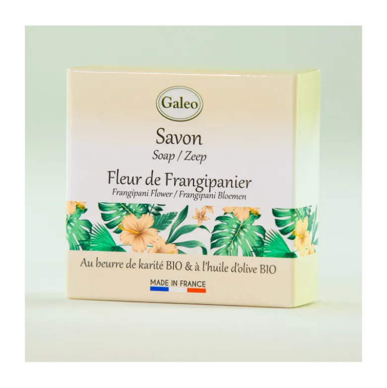 Savon 100g fleur de frangipanier - GALEO