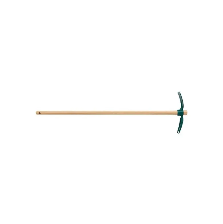 Serfouette forgée panne et fourche Fiskars avec manche en bois