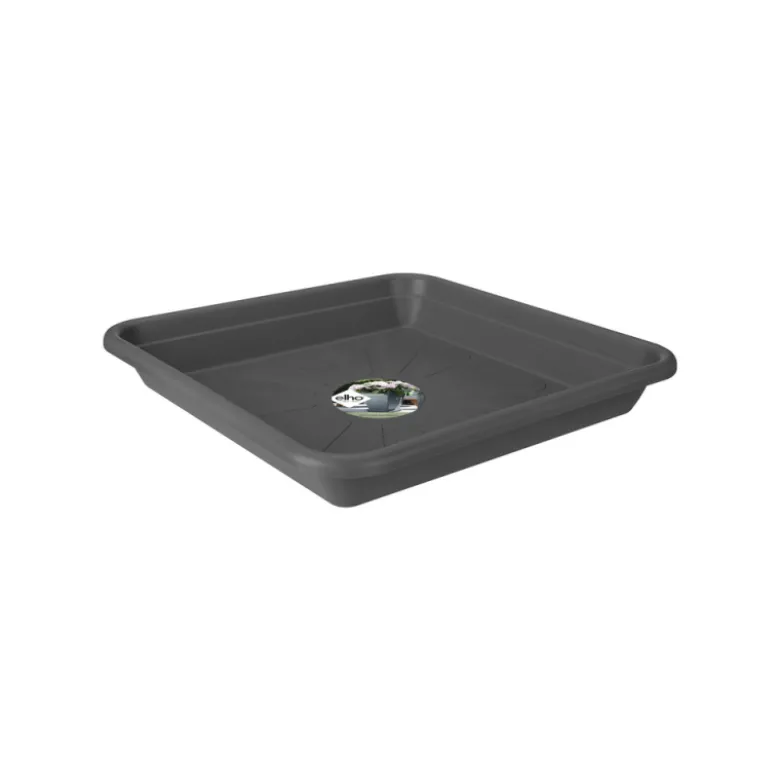 Soucoupe carrée universelle l35 anthracite- ELHO