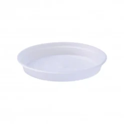 Soucoupe ronde Elho "Provence" transparente - ø14cm