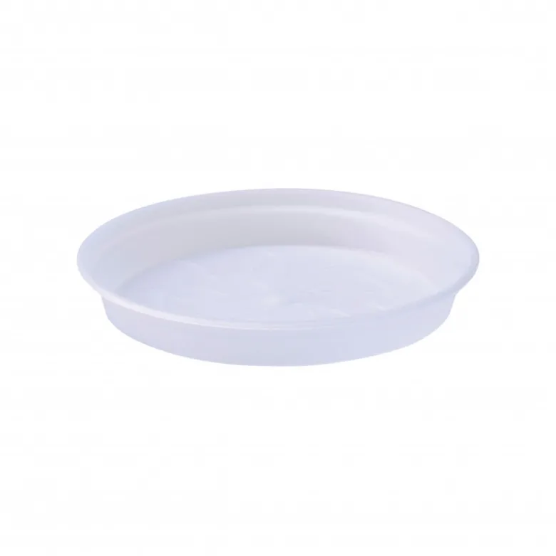 Soucoupe ronde Elho "Provence" transparente - ø14cm