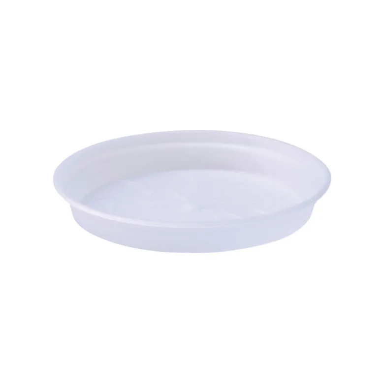 Soucoupe ronde Elho "Provence" transparente - ø10cm