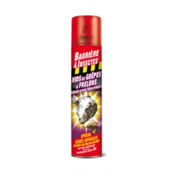 Spécial nid guêpe/frelon aérosol 300ml - BARRIERE A INSECTES