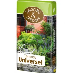 Terreau universel 70l - SAISONS ET JARDINS