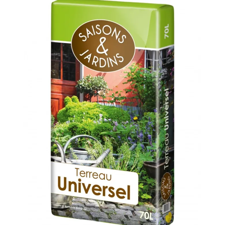 Terreau universel 70l - SAISONS ET JARDINS