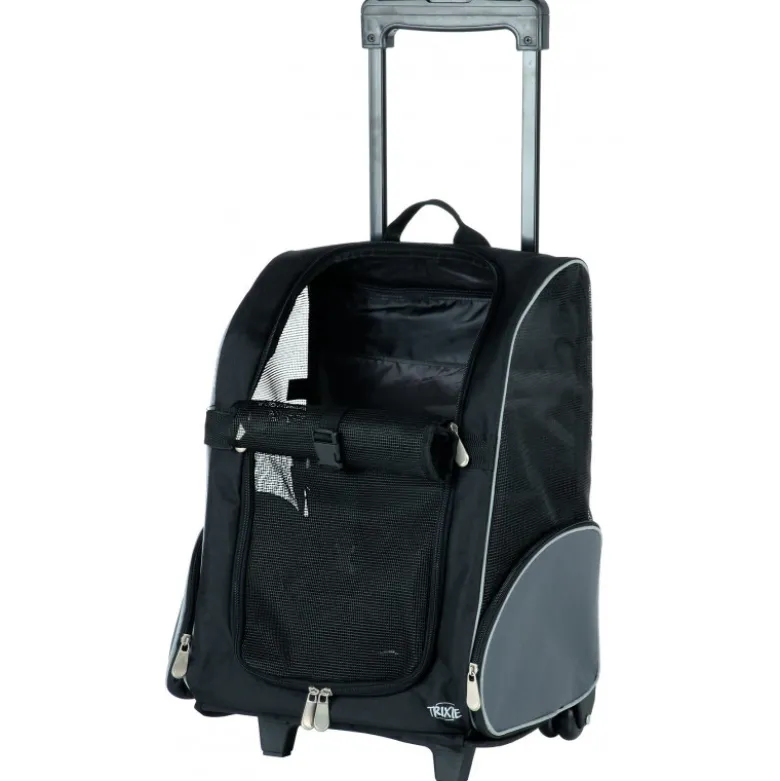 Trolley 36x50x27cm noir/gris - TRIXIE