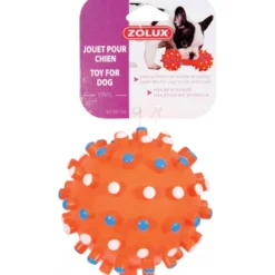 Zolux jouet balle picot vinyl 10cm 480784 - ZOLUX