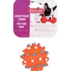 Zolux jouet balle picot vinyl 7cm 480782 - ZOLUX